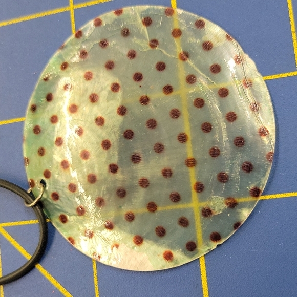 Shell Necklace Polka-dot Necklace & Earrings Set - Picture 2 of 4